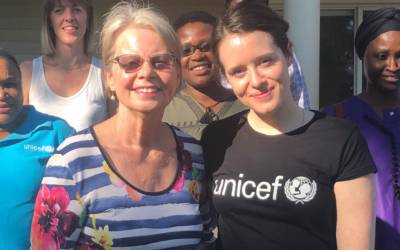 Claire Foy visits Lesotho