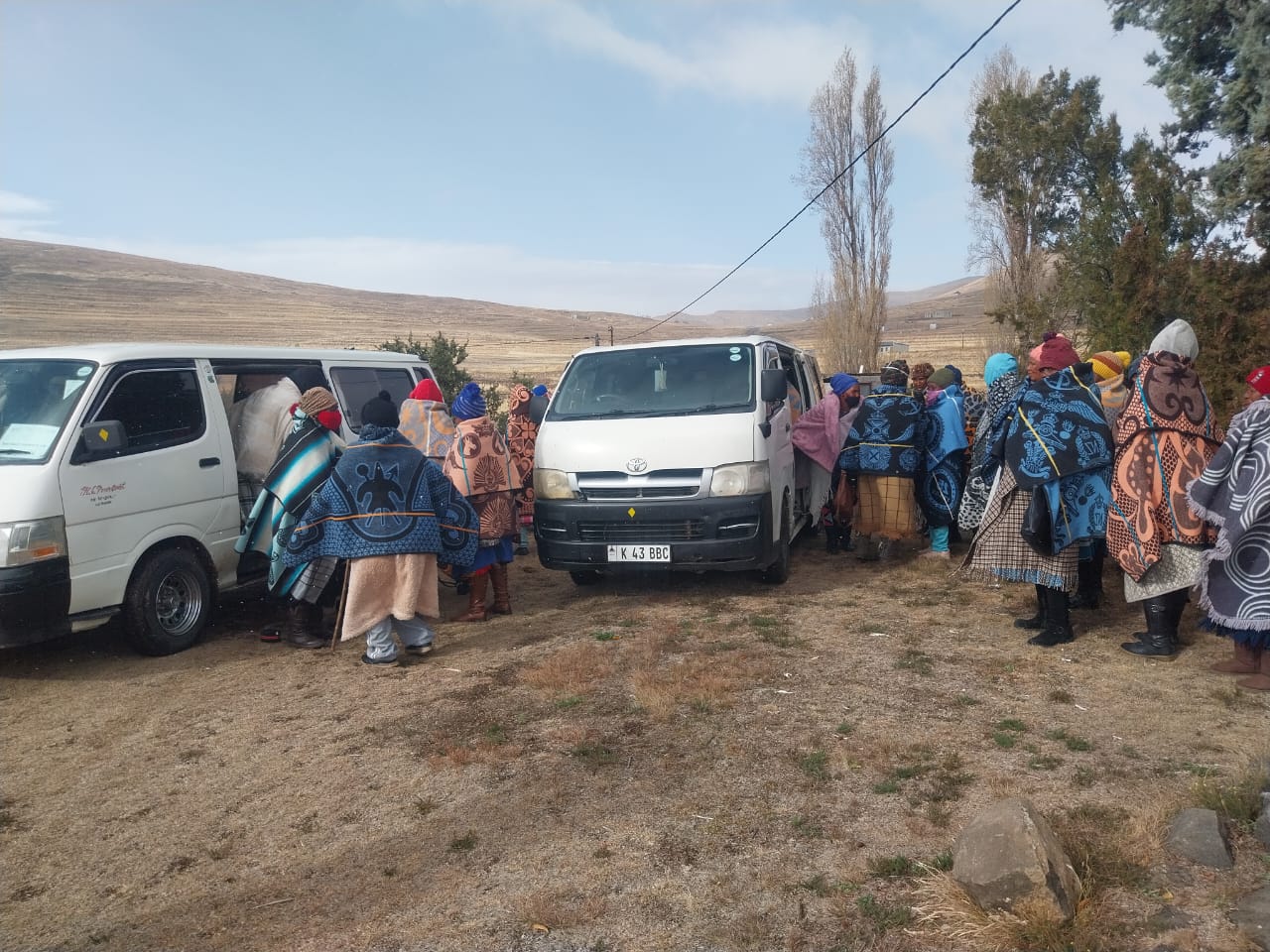 grannies in blankets