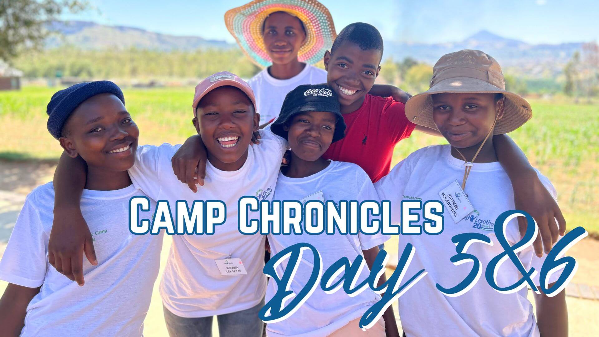 It is the last day of Help Lesotho's 2024 leadership camp