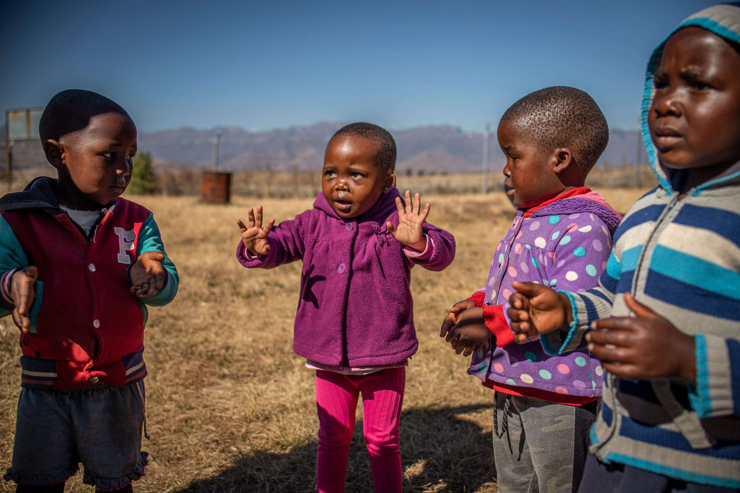 girl at desk smiling