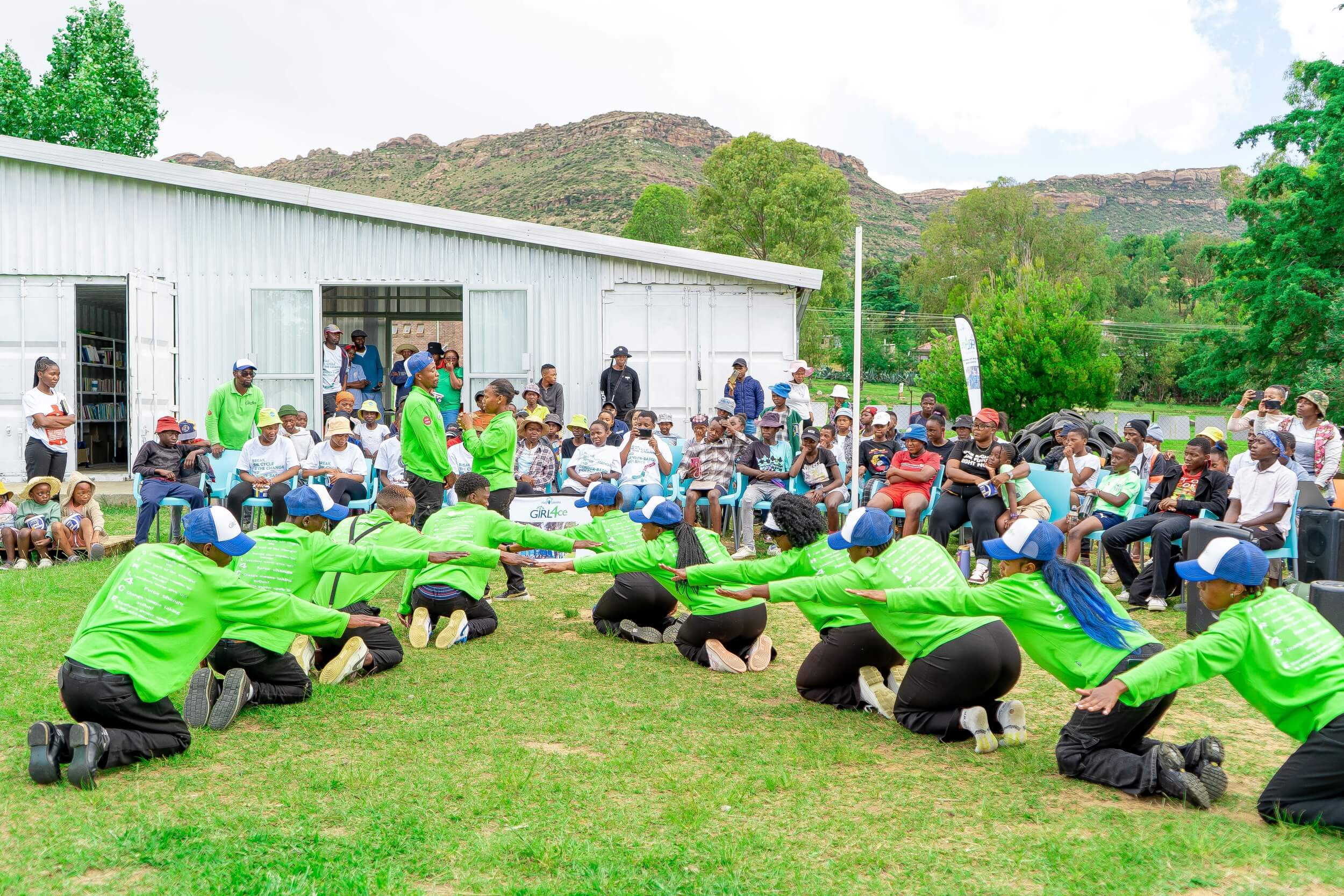 grandmothers in Lesotho having a conversation about grief