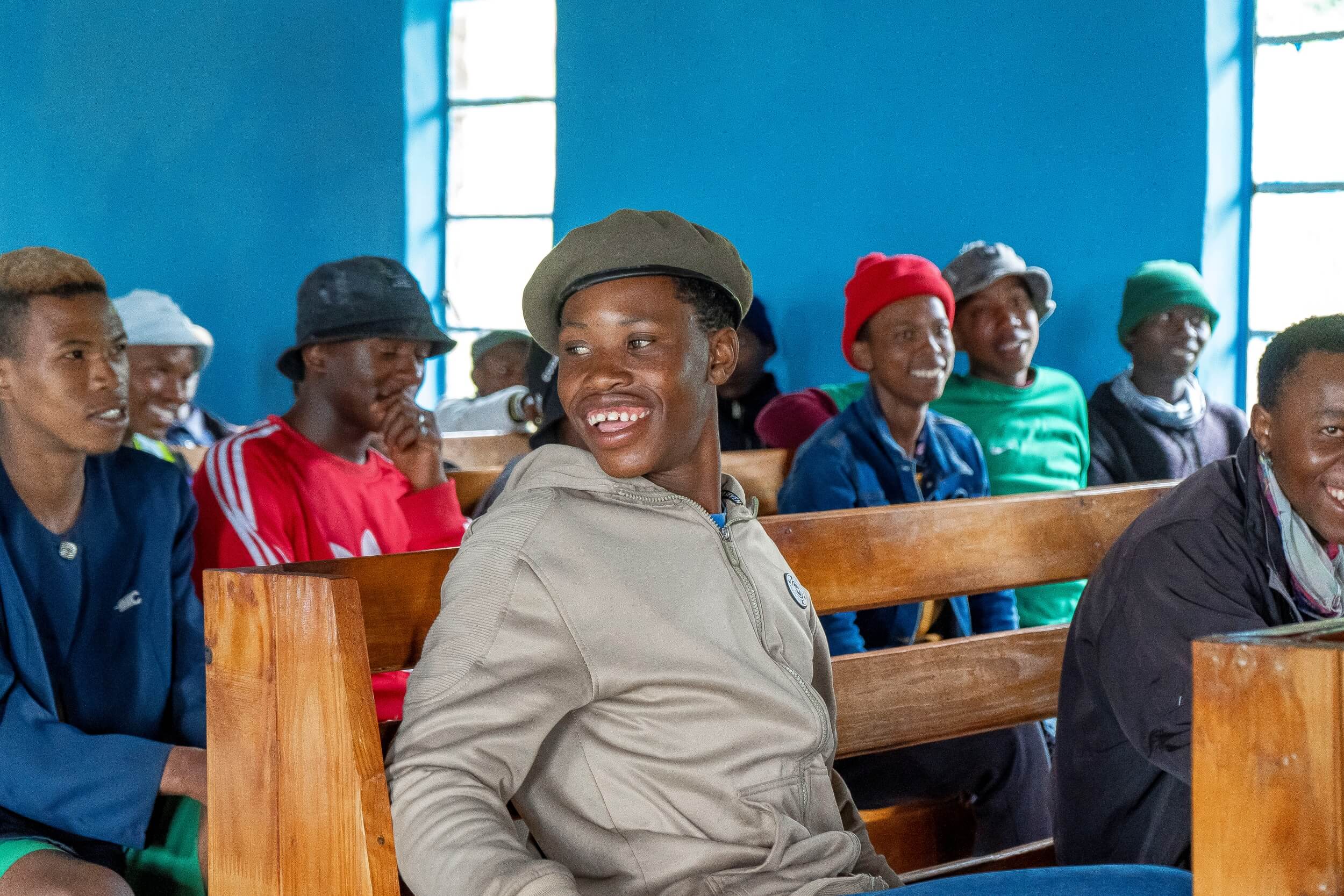grandmothers in Lesotho having a conversation about grief